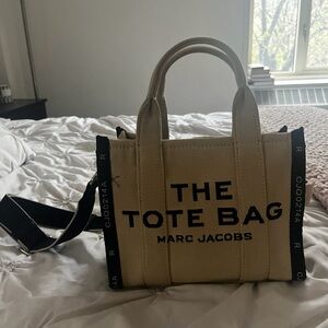 Marc Jacobs Tan and Black Style Tote
